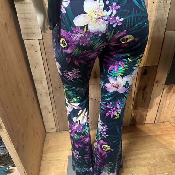 Michael Lauren Derby wide leg orchid pant szM - Picture 2 of 5